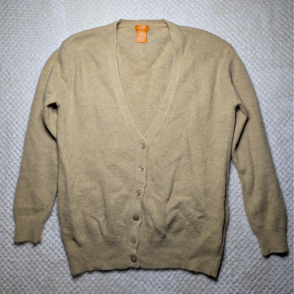 Joe Fresh Angora Blend Cozy Neutral Cardigan | Medium‎